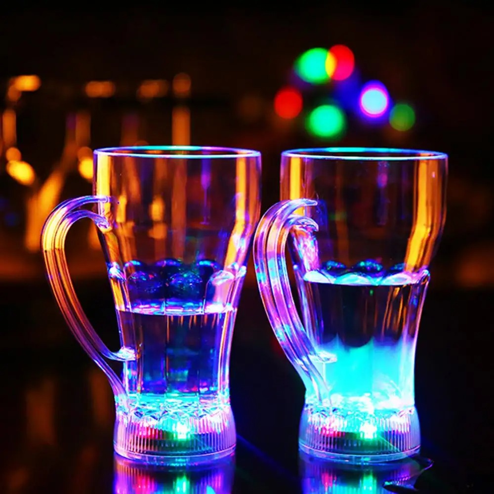 Acrylic LED Flashing Color Changing Glass