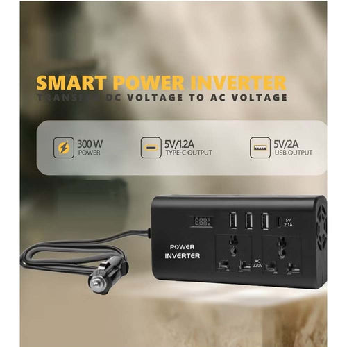 300W Smart Car Power Inverter | Shop Saudi Arabia