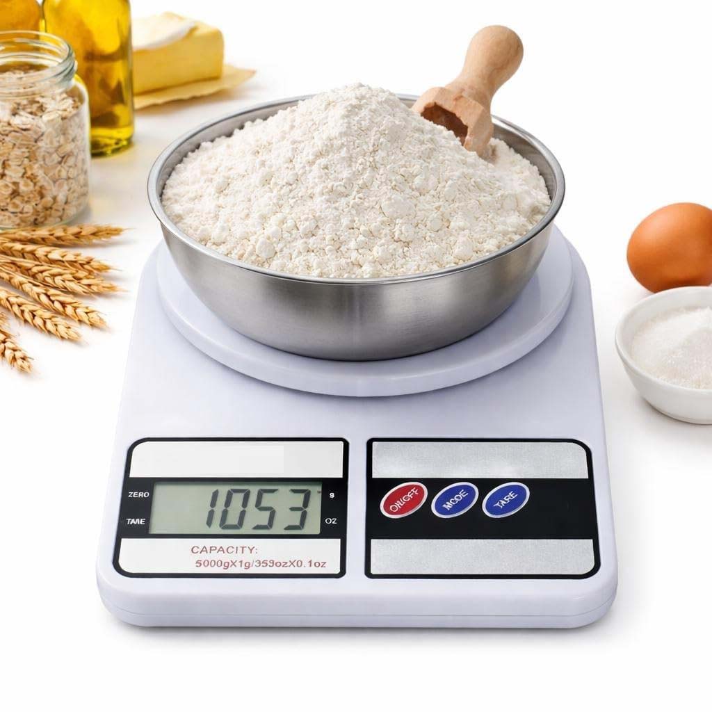 Digital Kitchen Scale with 10kg Capacity