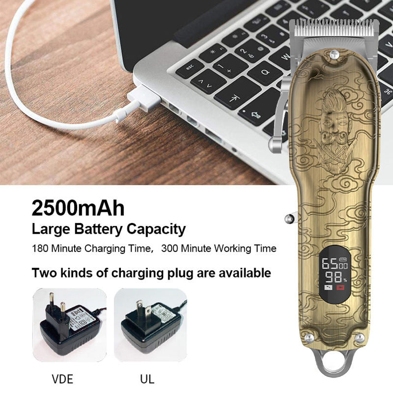 Professional Hair Clipper with Digital Display