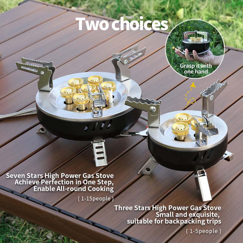 Portable Three-Core LPG Gas Stove | Saudi Arabia