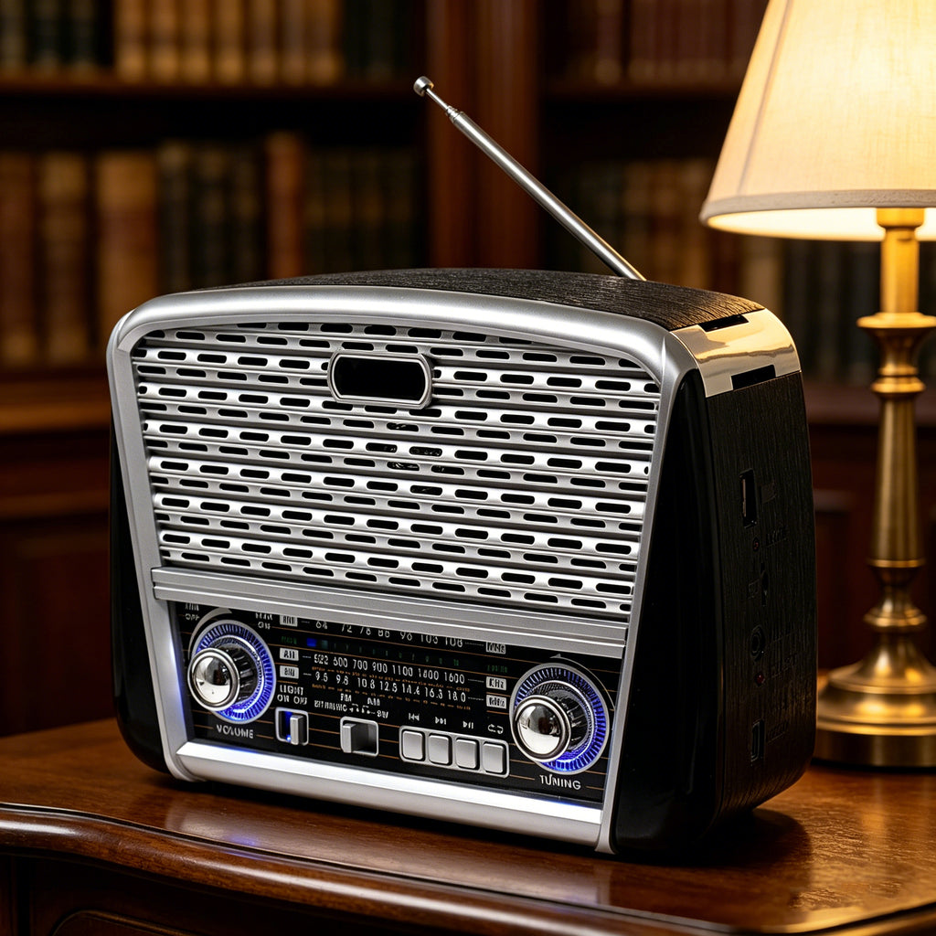 Portable Hi-Fi Radio Speaker with AM/FM Bands