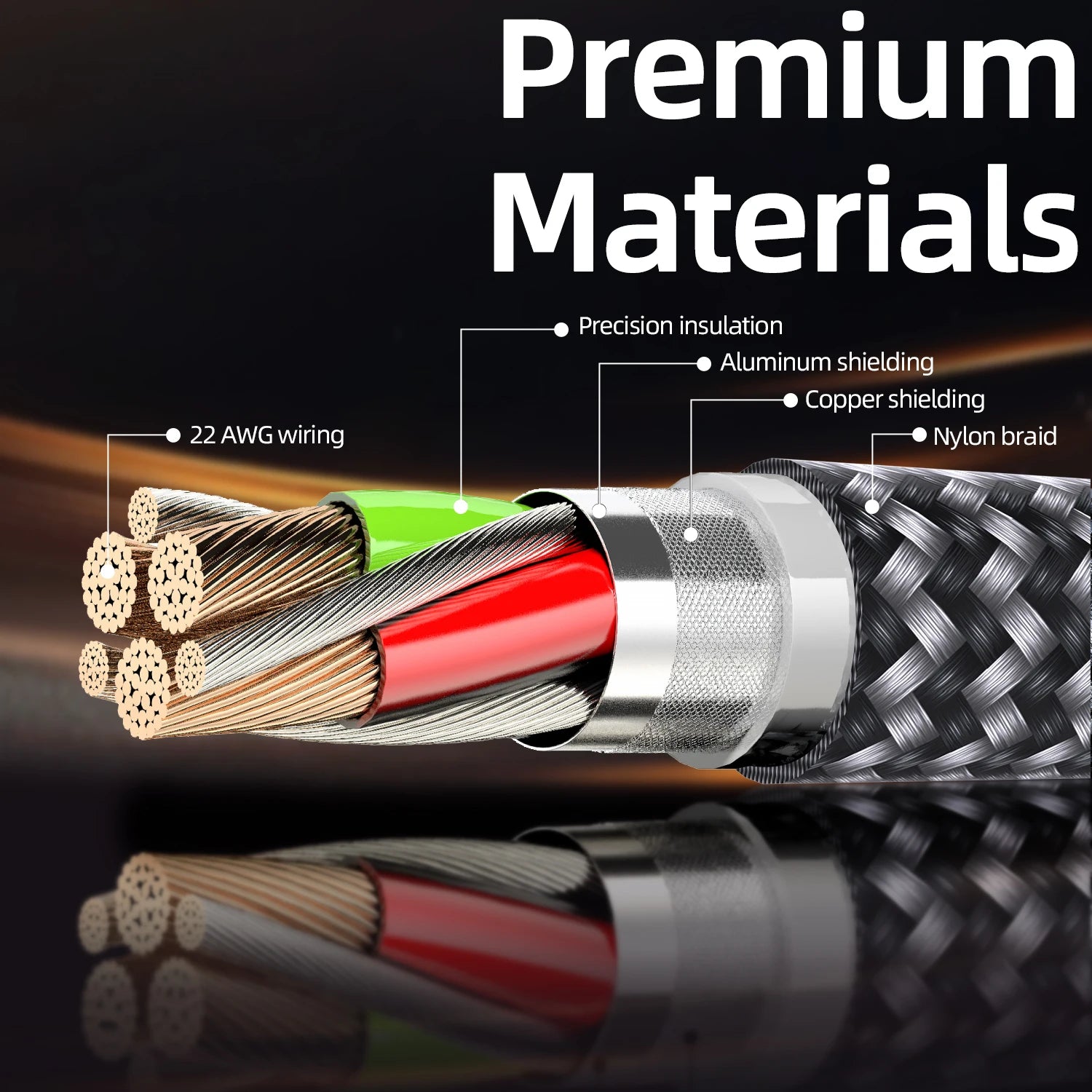 2 Meter Braided Type-C to Lightning Cable | Saudi Arabia