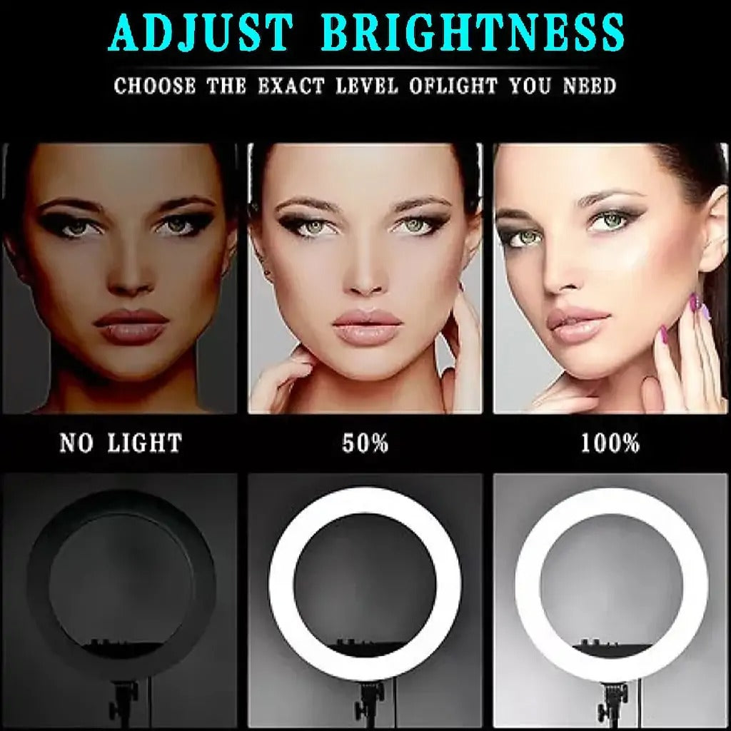 21-Inch Selfie Ring Light with Tripod Stand