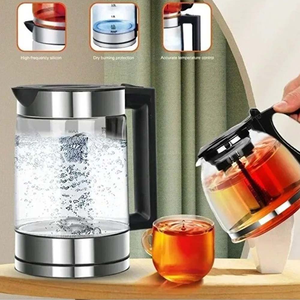 Electric Kettle Set with 1.8L Water Kettle in Saudi Arabia