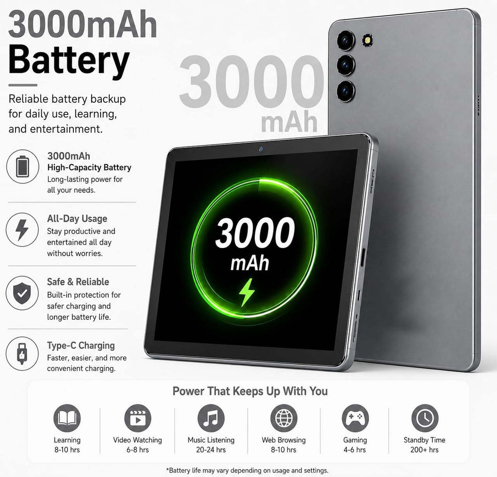 M-798 7-Inch HD Tablet, 8GB RAM