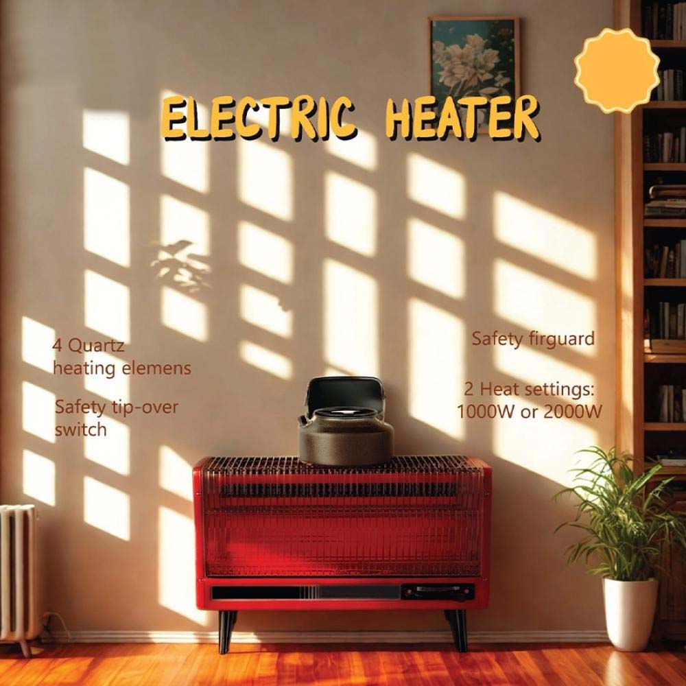 Electric Space Heater with Adjustable Thermostat in Saudi Arabia