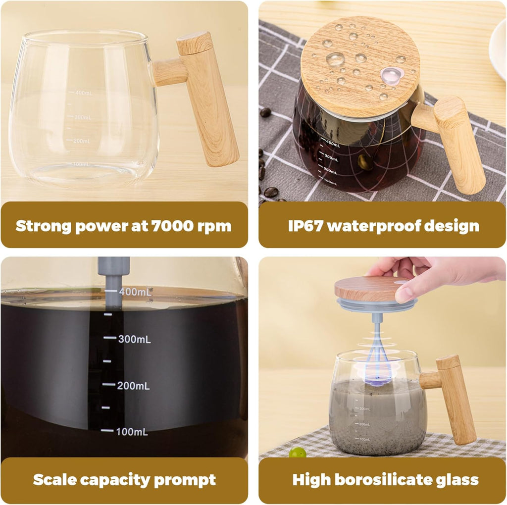 Electric Self-Stirring Coffee Mug