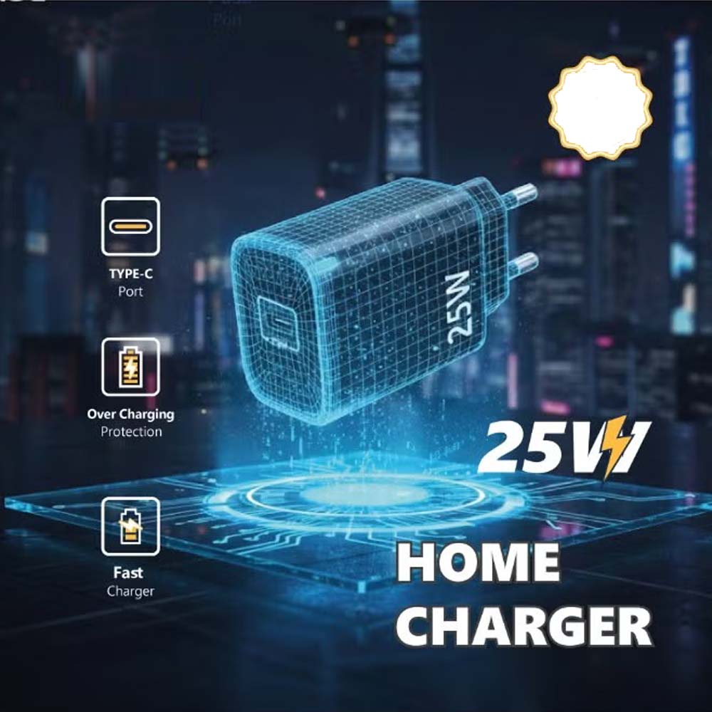 25W Fast Charging Home Wall Charger