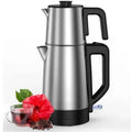 Double Electric Kettle 2200W Stainless Steel in Saudi Arabia