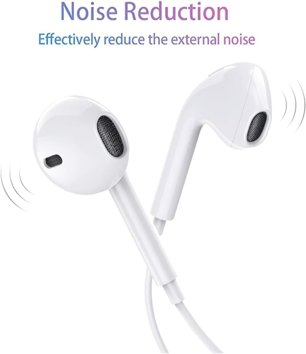 Wired Stereo Earphones with Lightning Port