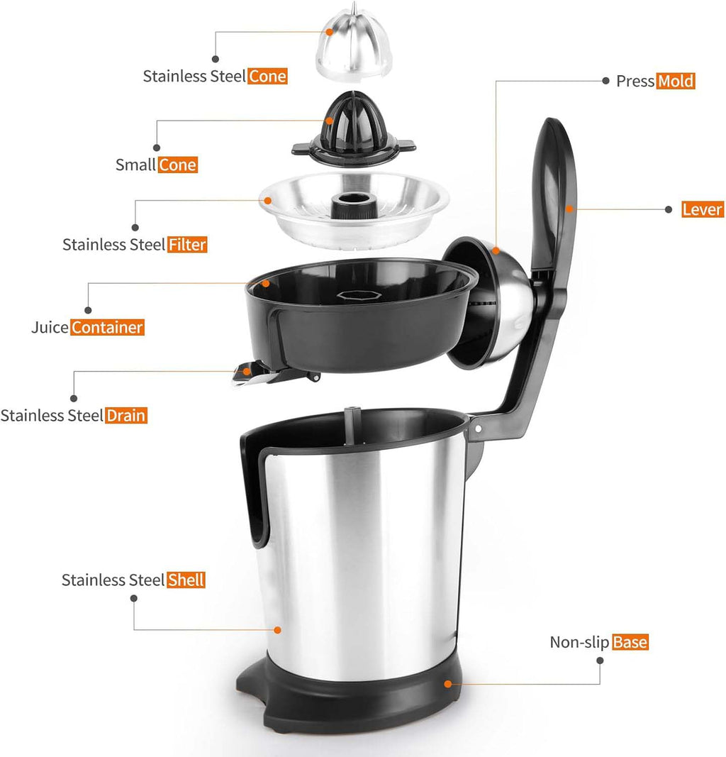 Buy Electric Stainless Steel Citrus Juicer in Saudi Arabia