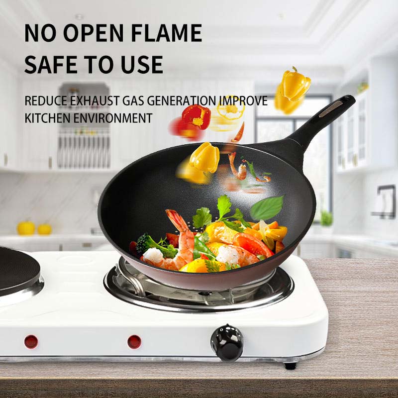 Double Electric Stove with Cast Iron Plates
