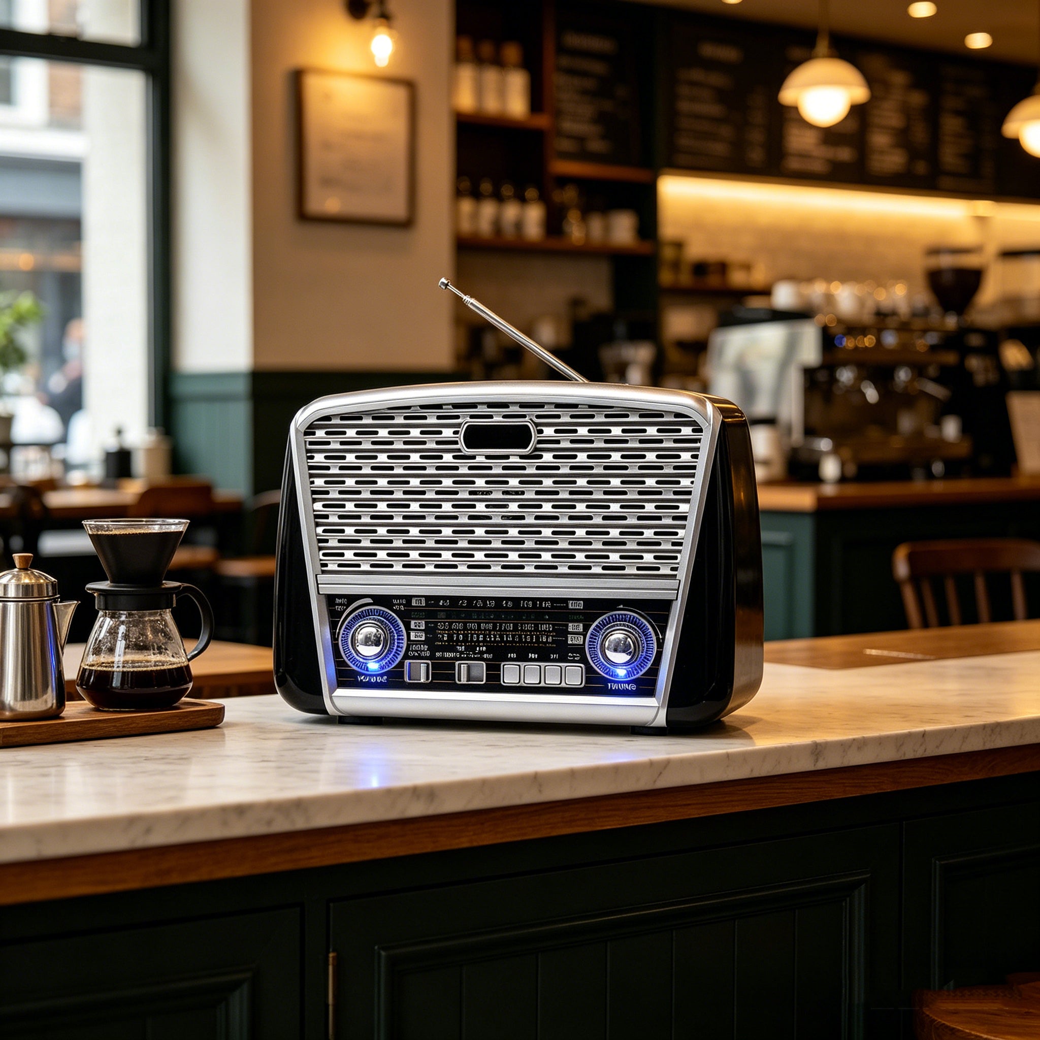 Portable Hi-Fi Radio Speaker with AM/FM Bands