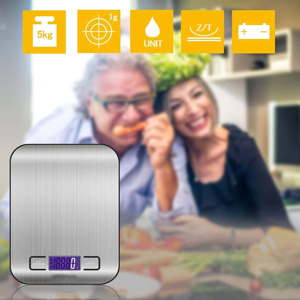 Digital Kitchen Scale with Stainless Steel