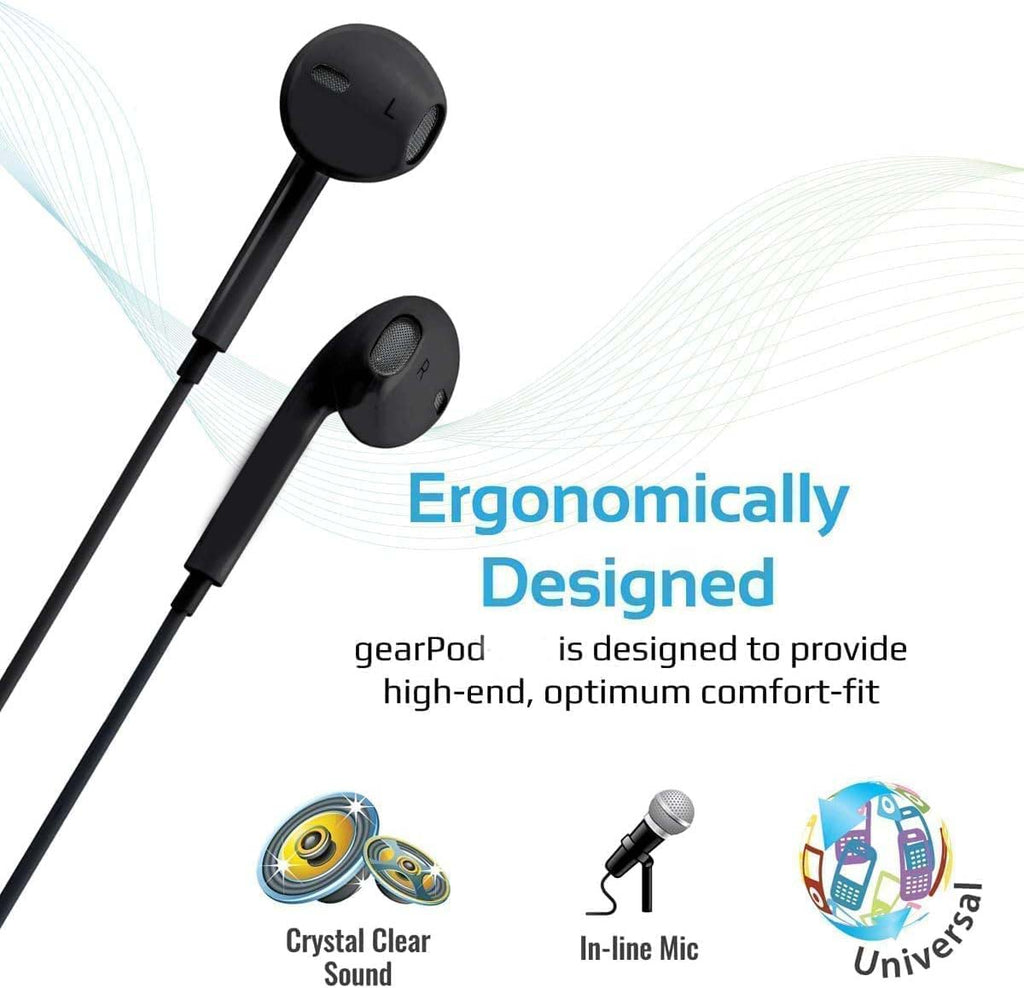 Wired In-Ear Earphones with Microphone & Extra Bass Sound in Saudi Arabia