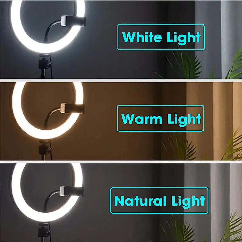 14-Inch Selfie Ring Light with Tripod Stand