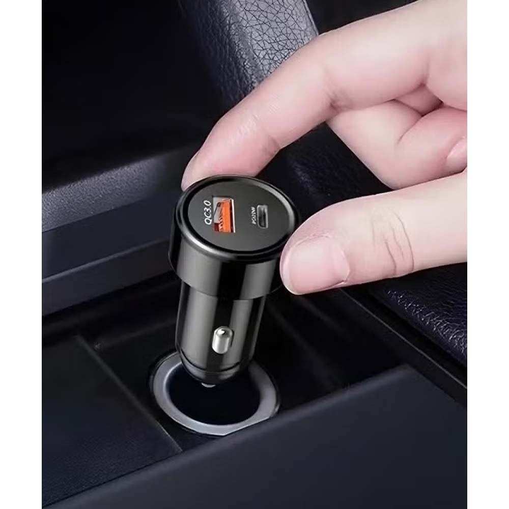 48W Fast Dual Port Car Charger | Shop Saudi Arabia