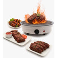 PORTABLE ELECTRIC BARBECUE GRILL