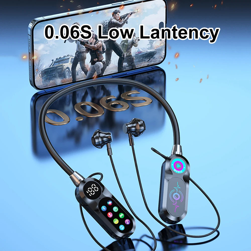 Premium Wireless Neckband Headphones