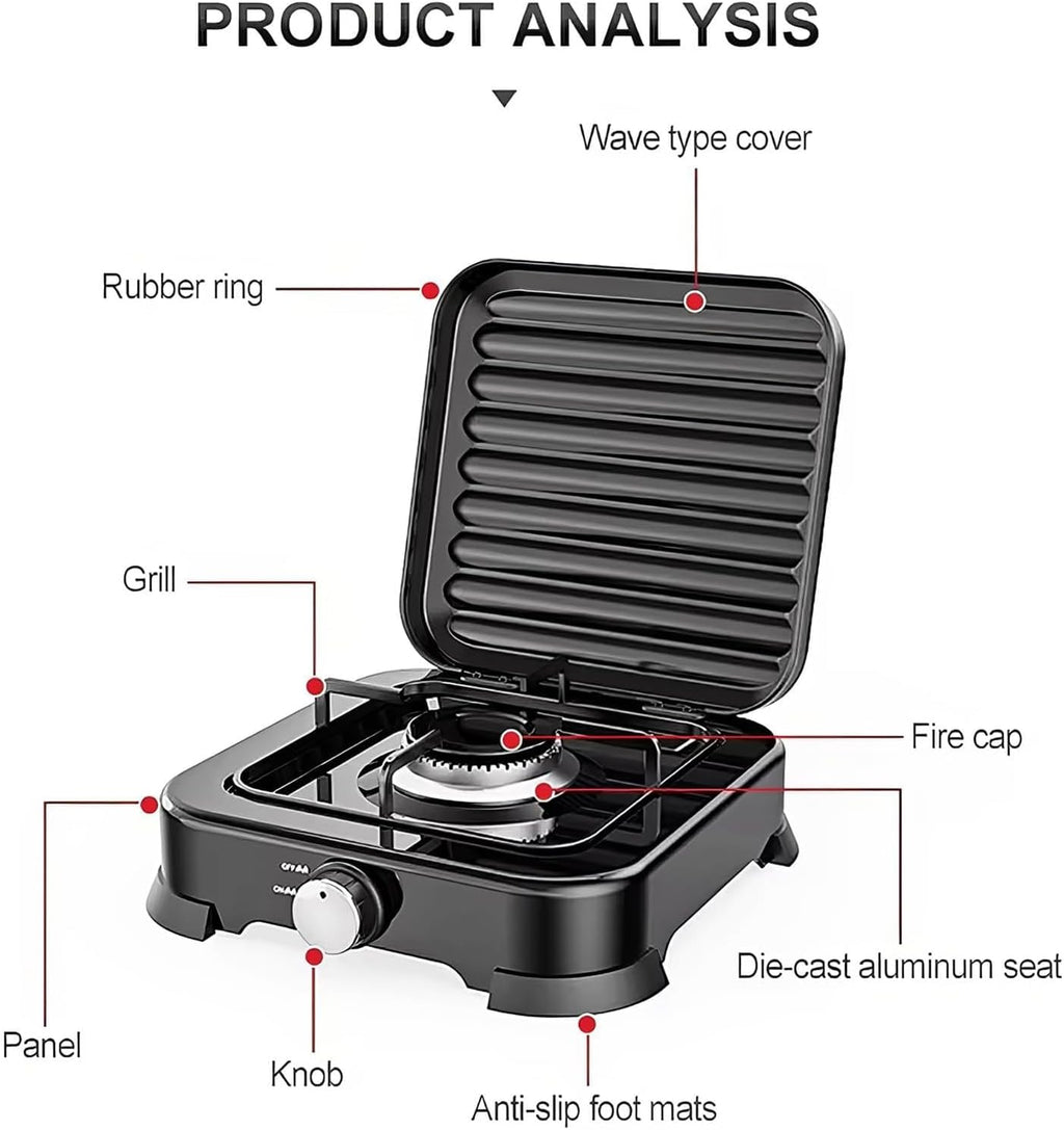 Portable Single Burner Gas Stove