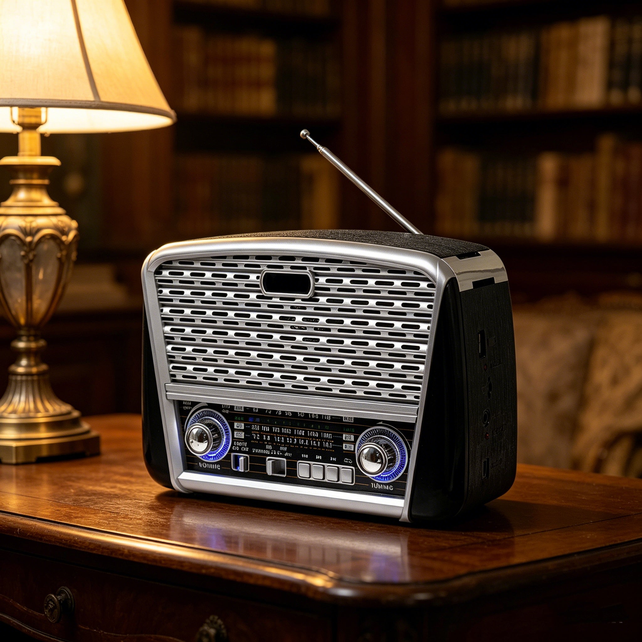 Portable Hi-Fi Radio Speaker with AM/FM Bands