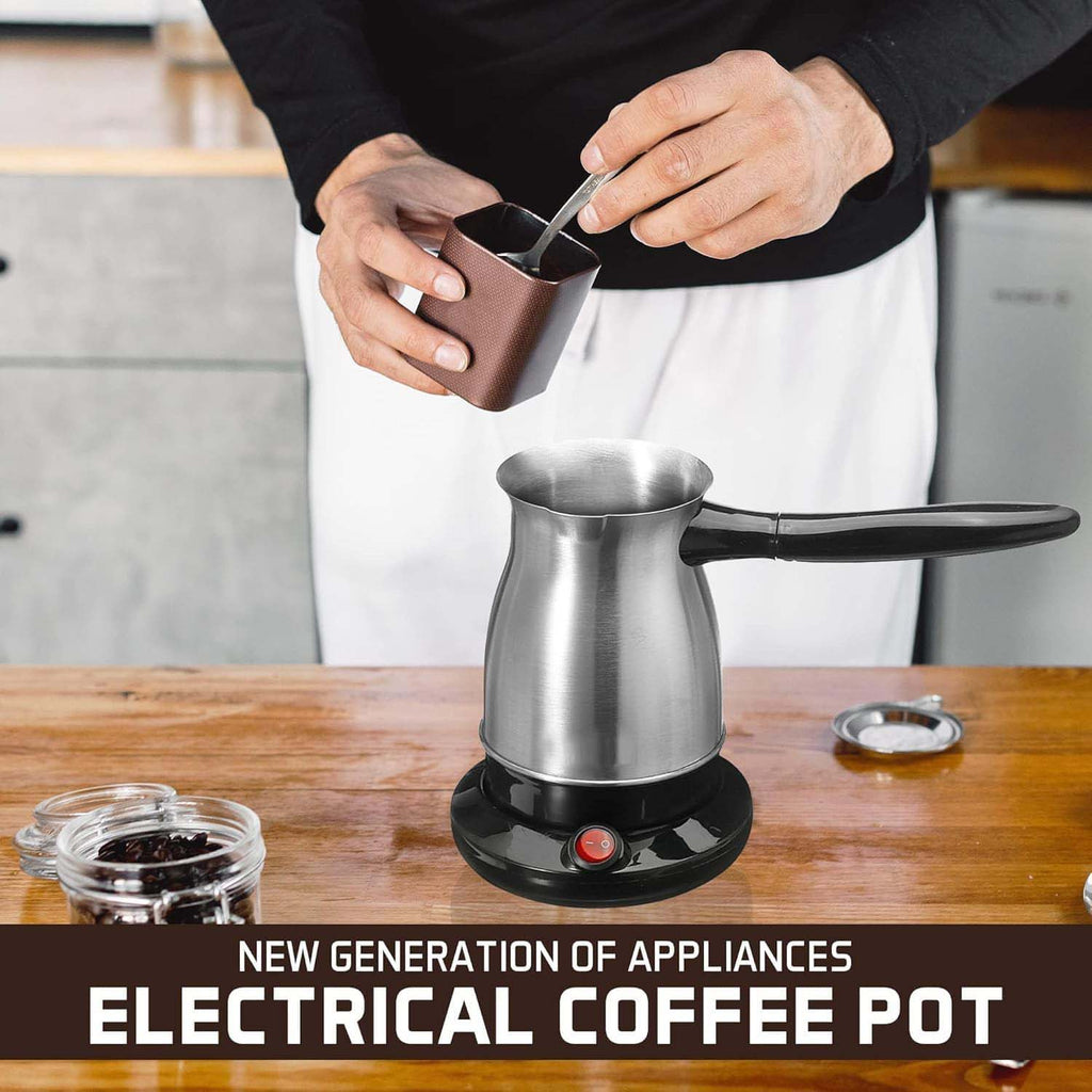 Stainless Steel Electric Coffee Pot 0.5L in Saudi Arabia