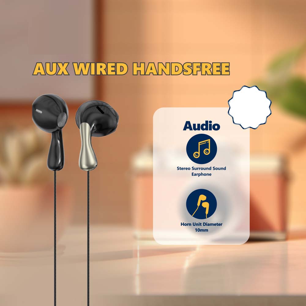 3.5mm Wired Stereo Headphones with Microphone