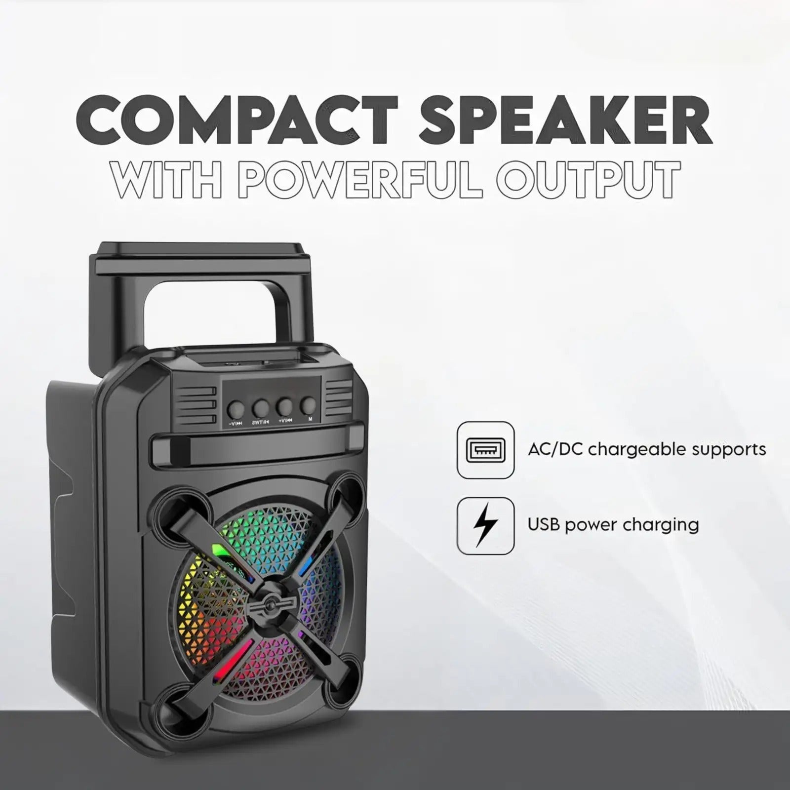 Portable Bluetooth Speaker with 6.5-Inch Driver