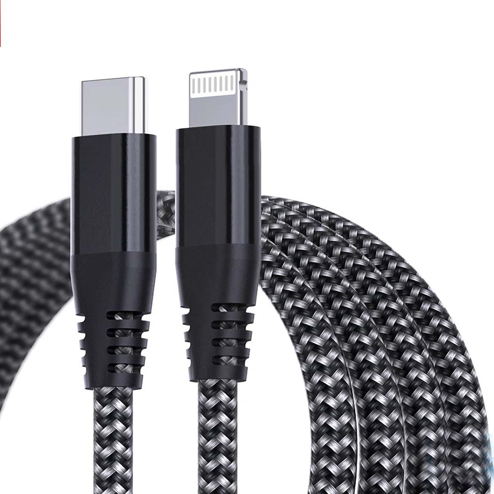 2 Meter Braided Type-C to Lightning Cable | Saudi Arabia