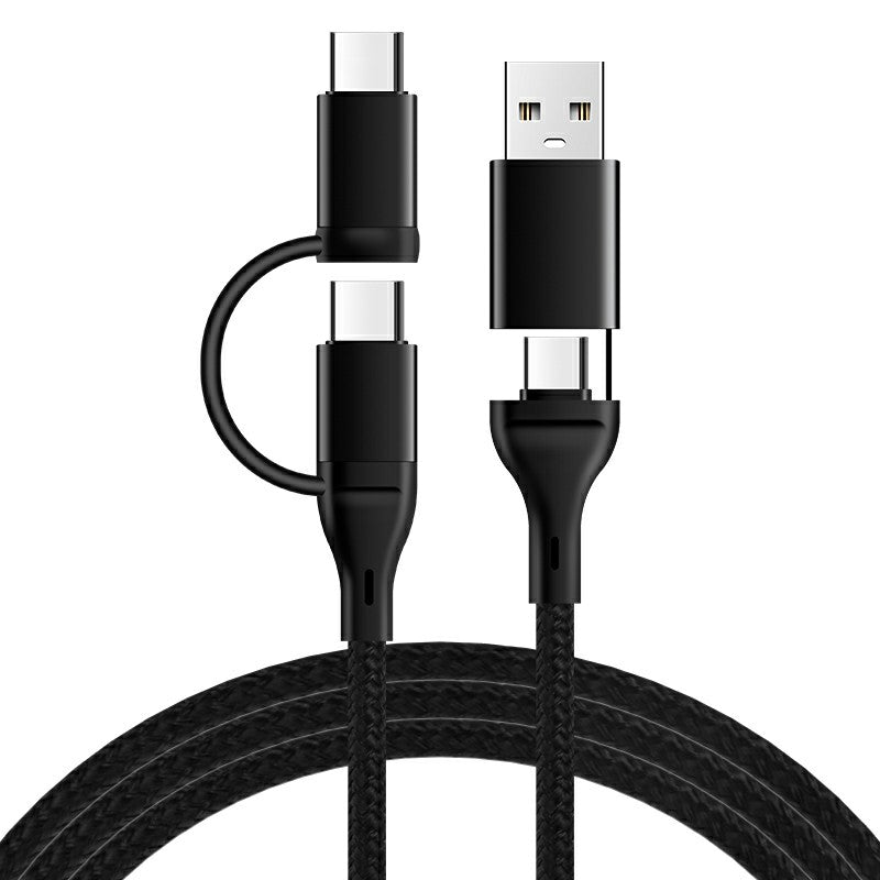 4-in-1 Fast Charging Cable for iPhone & Android | Saudi Arabia