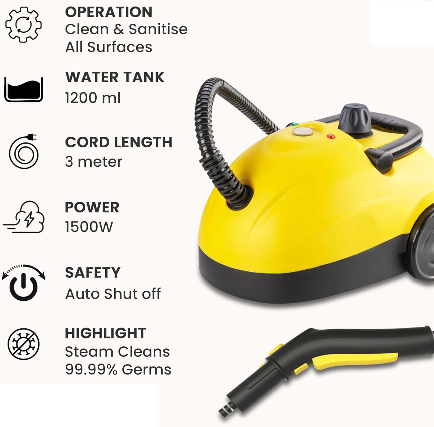 Portable High-Pressure Steam Cleaner in Saudi Arabia