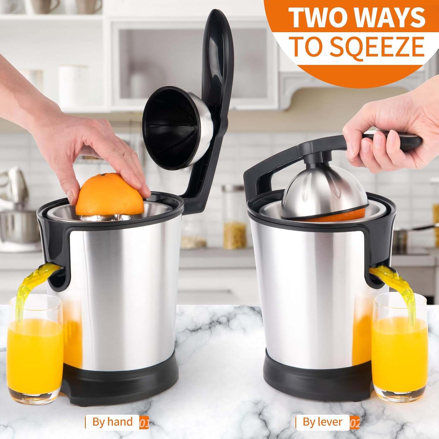 Buy Electric Stainless Steel Citrus Juicer in Saudi Arabia