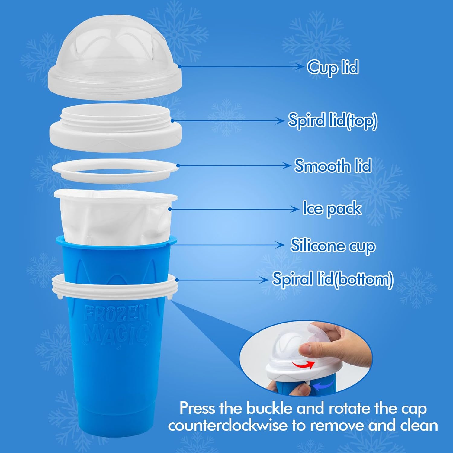300ml Slushy Maker Cup in Saudi Arabia
