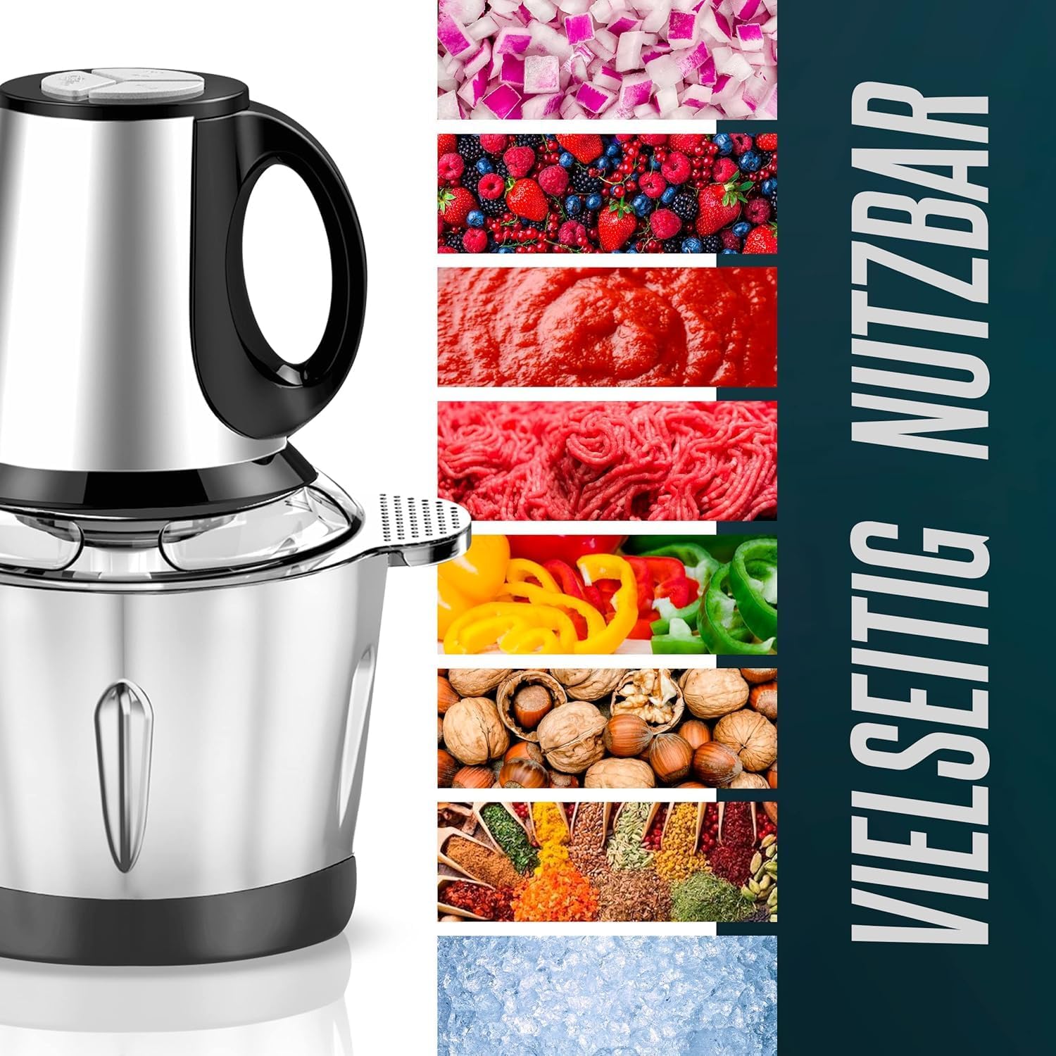 3L STAINLESS STEEL ELECTRIC MEAT GRINDER