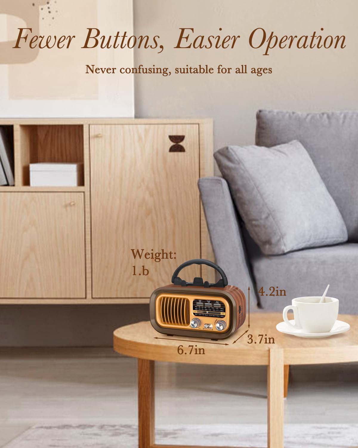 Vintage Bluetooth Radio Speaker | ShopSaudiNow