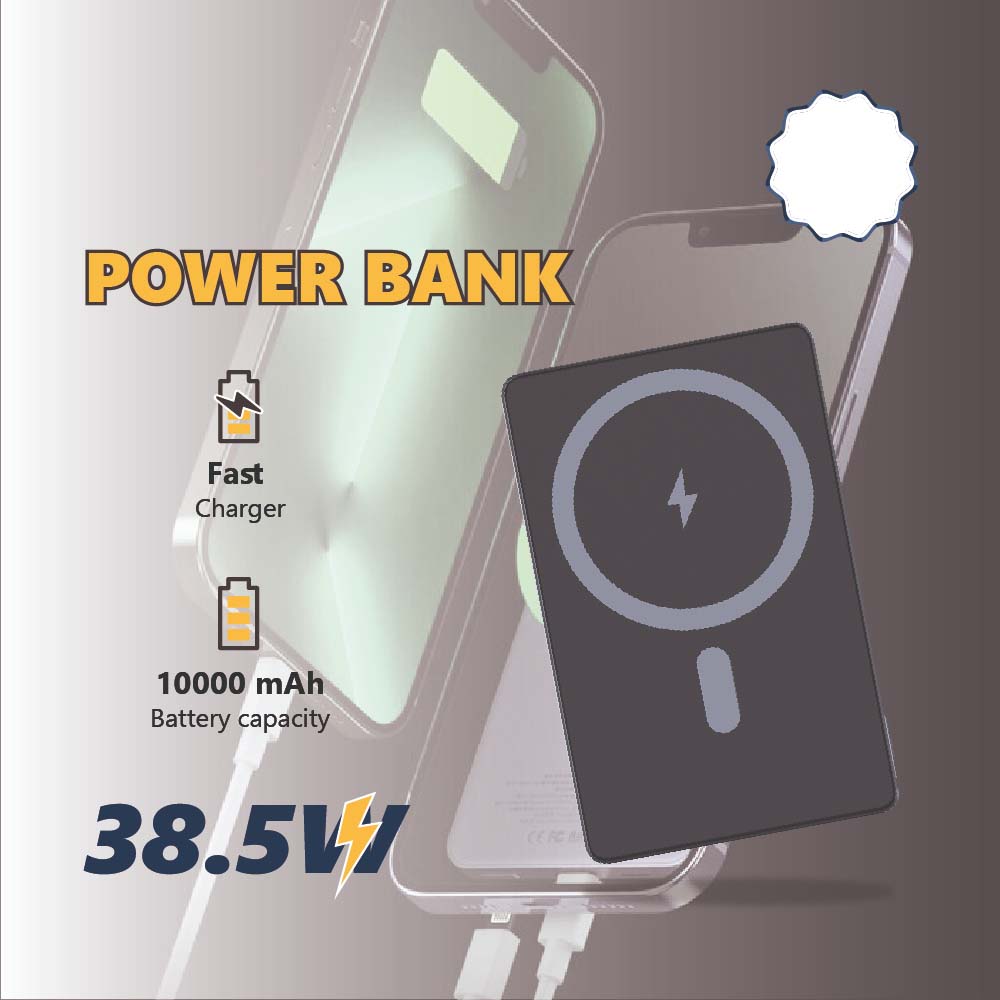 Magnetic Wireless Power Bank in Saudi Arabia | Fast Charging