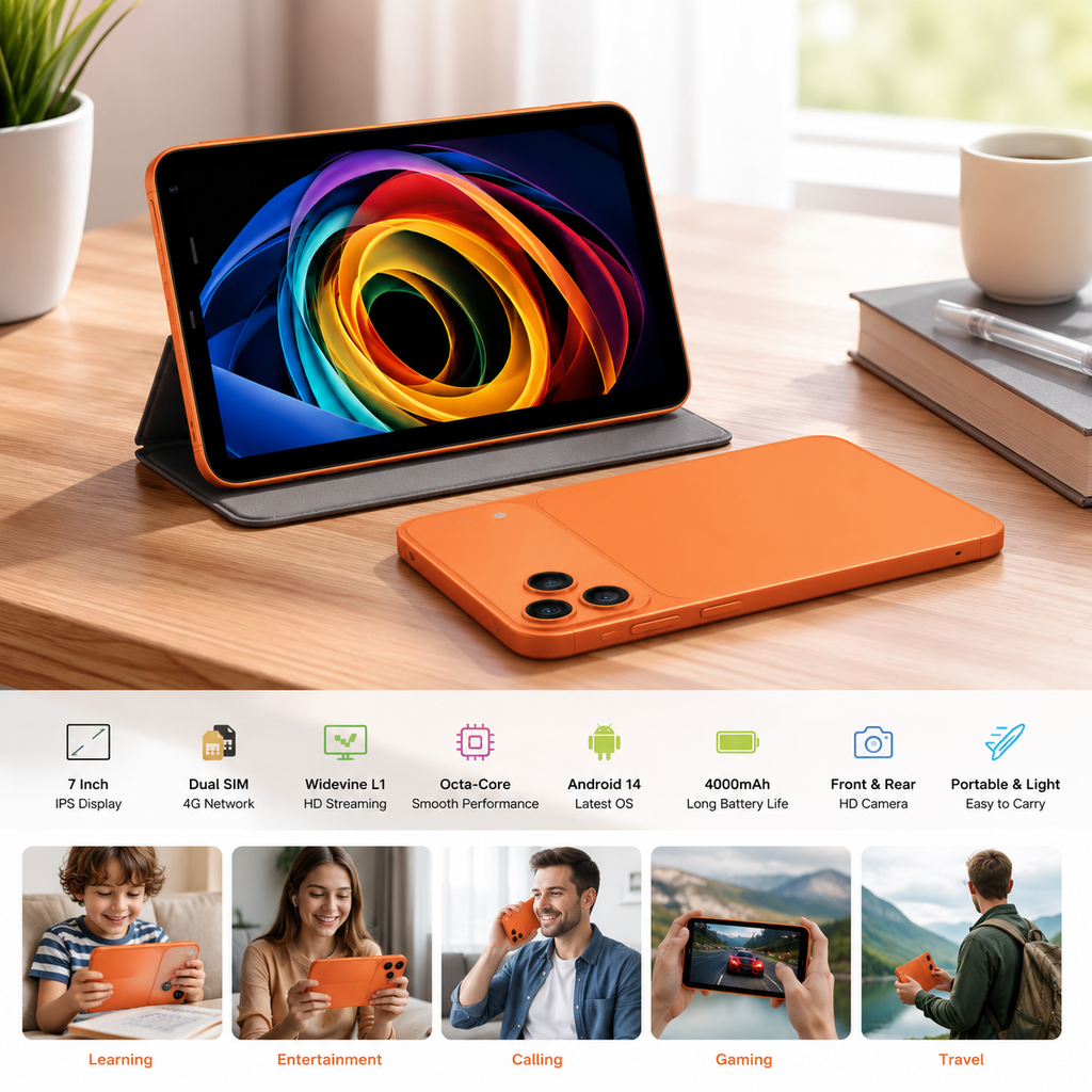 Smart Tablet 8.0-Inch with IPS Display