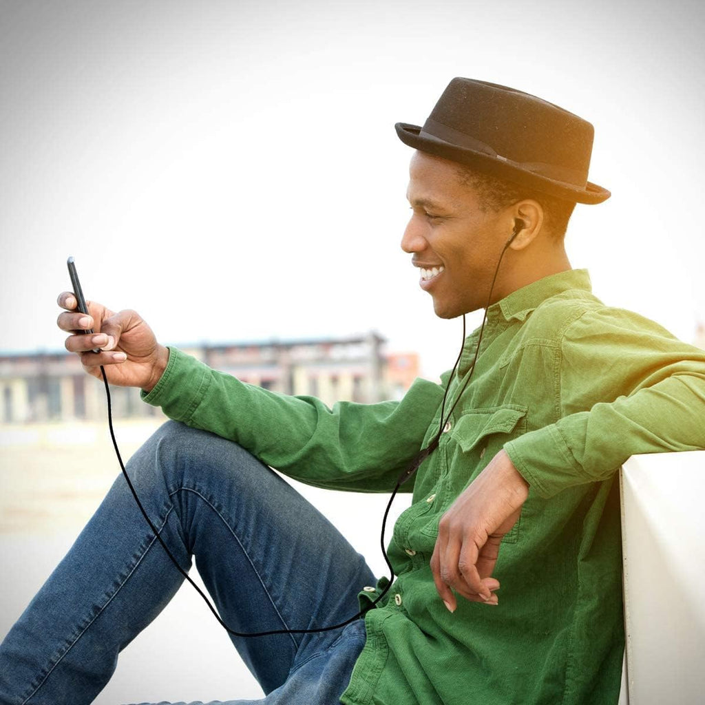 Wired In-Ear Earphones with Microphone & Extra Bass Sound in Saudi Arabia