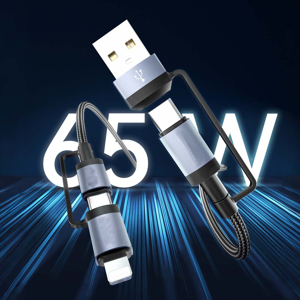 4-in-1 Magnetic Fast Charging Cable Kit