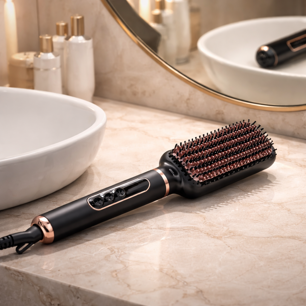 Get Hair Straightener Brush in KSA in less Price