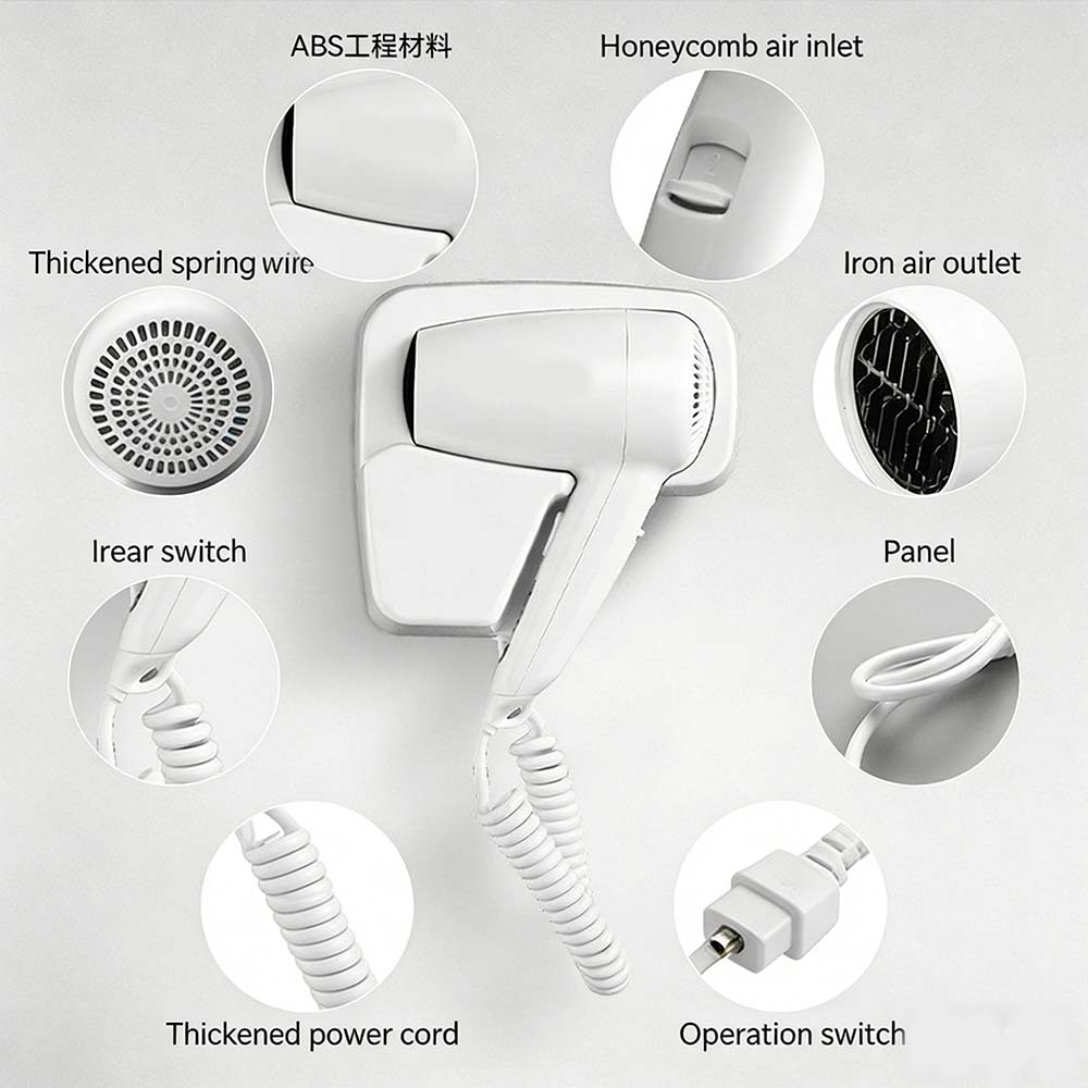 Wall-Mounted Hair Dryer in Saudia Arab
