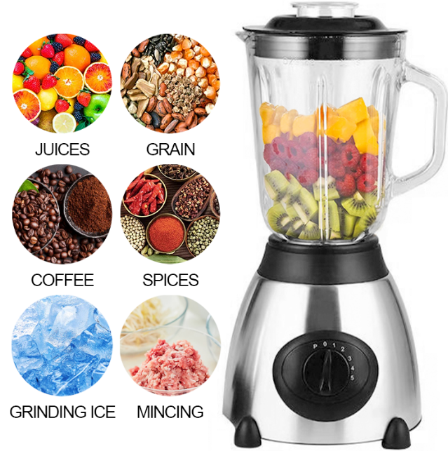 5-Speed Electric Multifunctional Juicer Blender