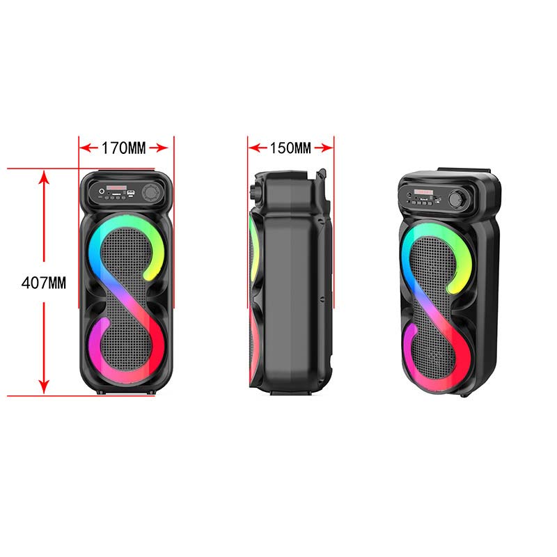 Bluetooth 5.0 Party Speaker with Microphone