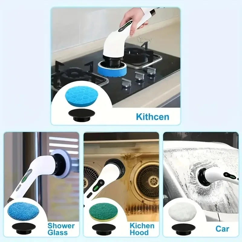Shop 9-in-1 Electric Cleaning Brush in Saudi Arabia