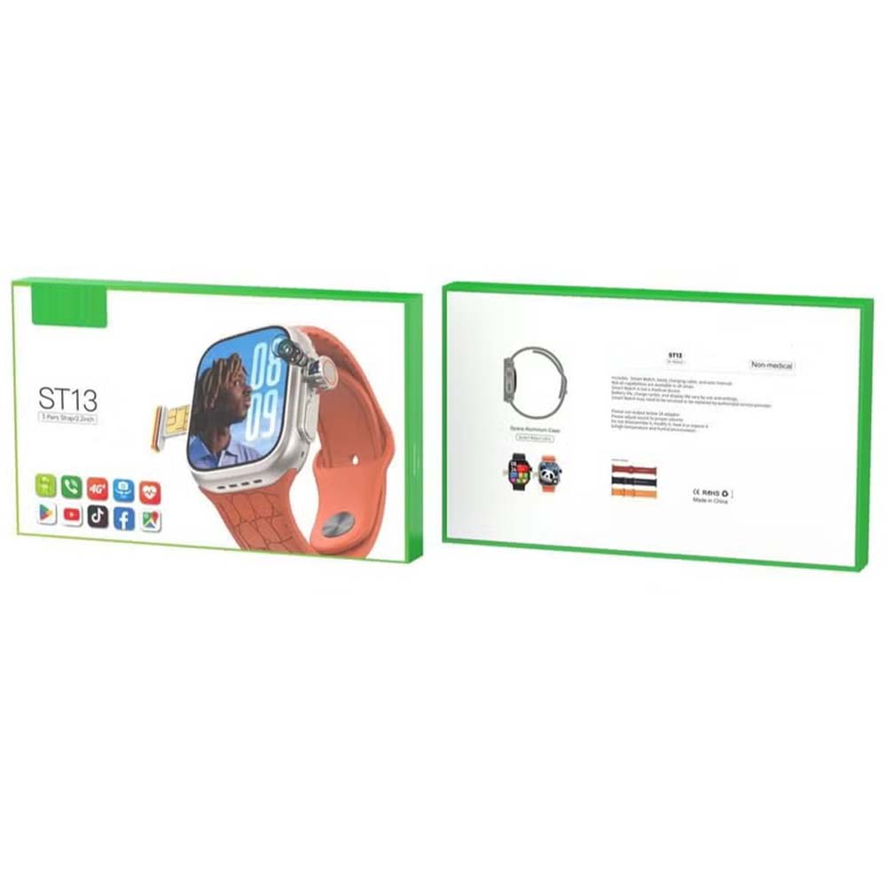 ST13 Smart Watch: 2.2" full-screen display