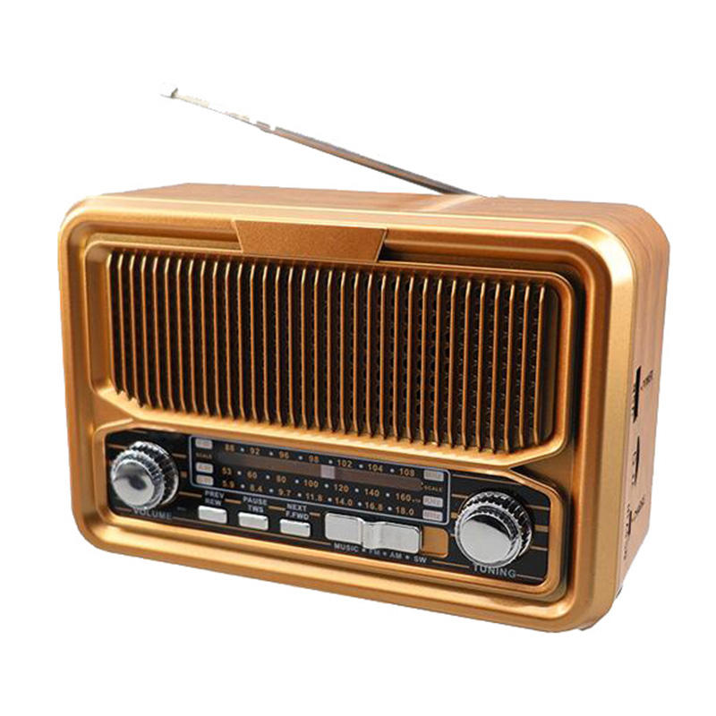 Portable HiFi Retro Radio with Bluetooth Speaker