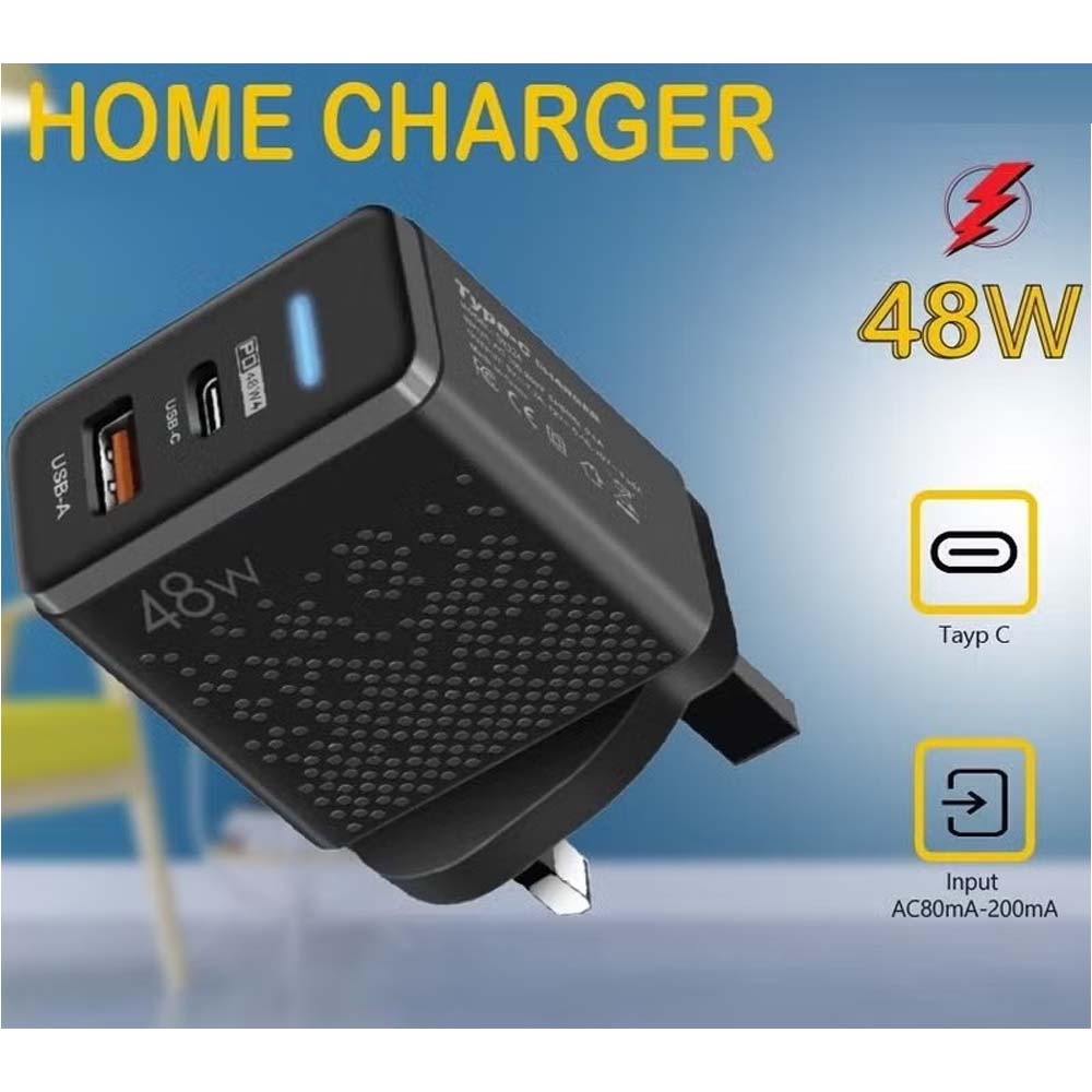 48W Fast Charging Home Charger