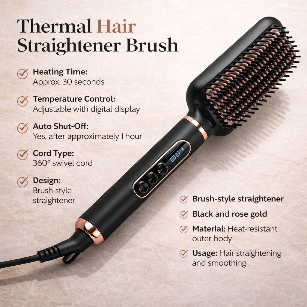 Get Hair Straightener Brush in KSA in less Price