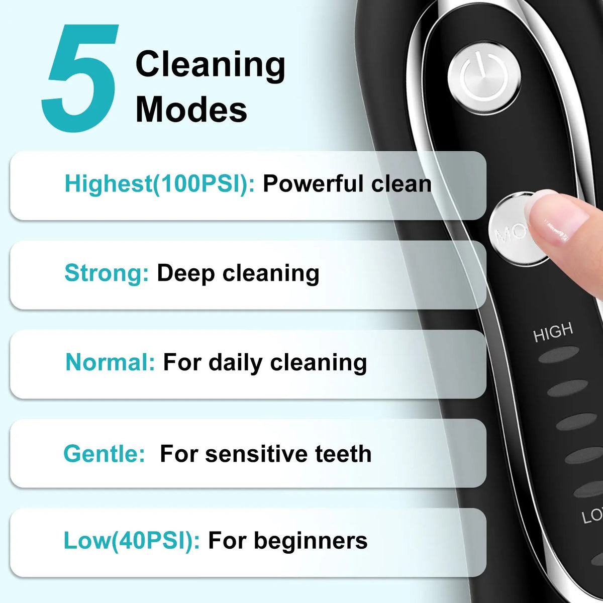 Portable Dental Water Flosser with Bag